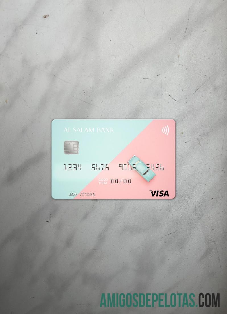 Argélia Al Salam Bank Visa Card Photolook Front baixar para verificação